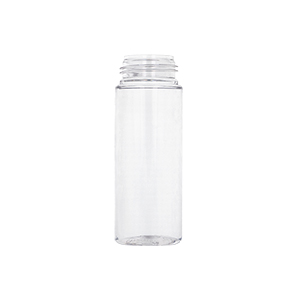 Clear PET Foam Pump Cylindrical Bottle 30% Recycled (PCR30)