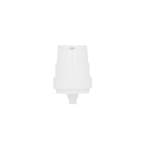 28mm White PE Round Dawn Mono-Material Airless Pump w/ White PE Overcap