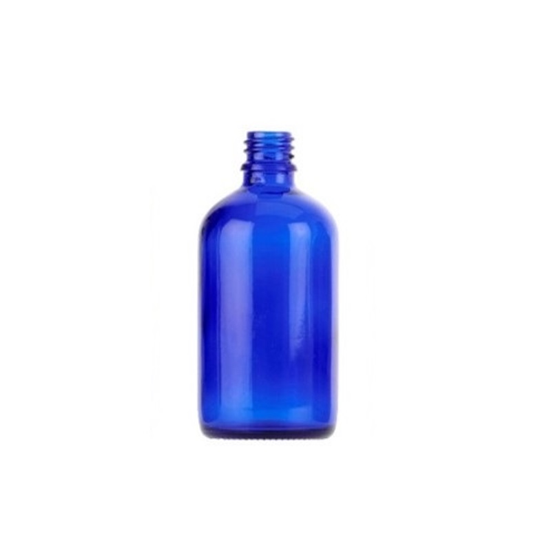 Blue Glass Echo Dropper Bottle