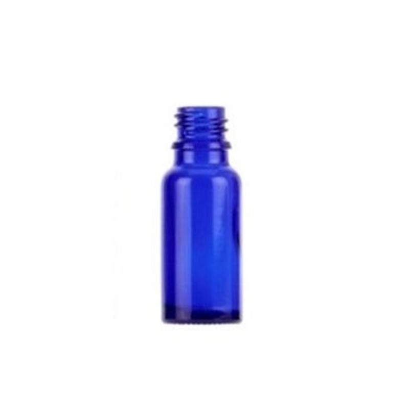 Blue Glass Echo Dropper Bottle