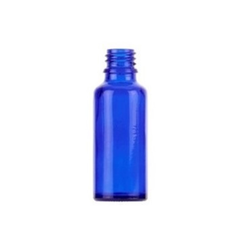 Blue Glass Echo Dropper Bottle