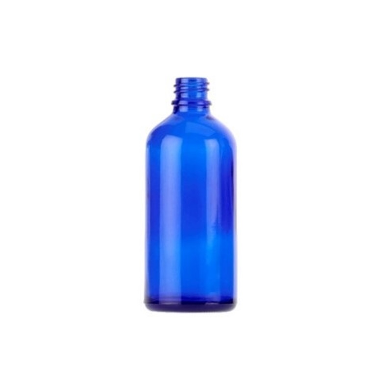 Blue Glass Tall Echo Dropper Bottle