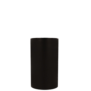 100ml Matt Black PP Round All Plastic Evoke Airless Bottle Assembly