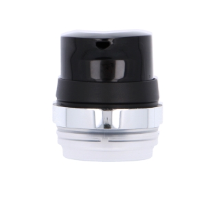 35mm Black Mystique Airless Pump v2, Black PP Overcap