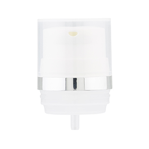 35mm White Mystique Airless Pump v2, Clear PP Overcap