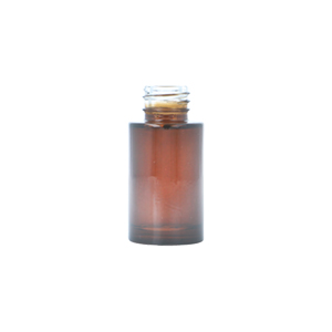 Amber Glass Mallaig Premium Cylindrical Bottle