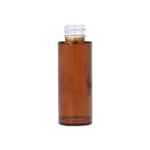 Amber Glass Mallaig Premium Cylindrical Bottle