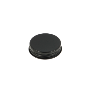 R3/38 Threaded Black Aluminium Closure