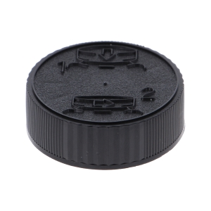 Ribbed Black PP Child Resistant Closure
