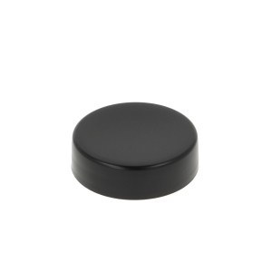 R3/38 Smooth Wall Black PP Recycled Polyprop Closure (PCR)