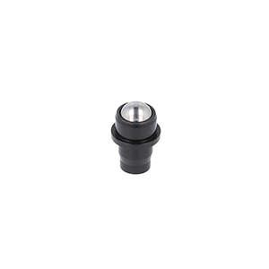 17mm Black/Silver Rollette Metal Ball and Black Housing