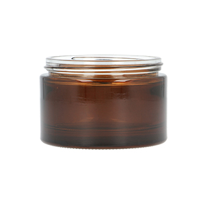 Amber Glass Round Richmond Jar
