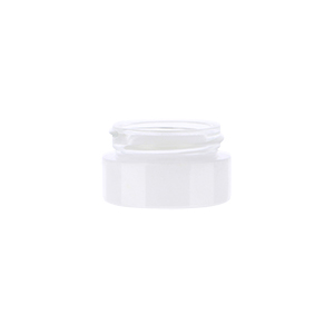 Gloss White Glass Round Richmond Jar