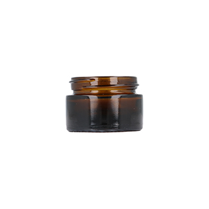 Amber Glass Round Richmond Jar
