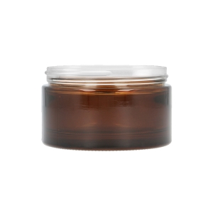 Amber Glass Round Richmond Jar