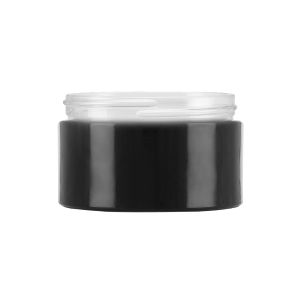 Gloss Black Glass Round Richmond Jar
