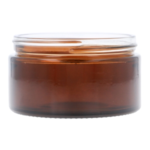Amber Glass Round Richmond Jar
