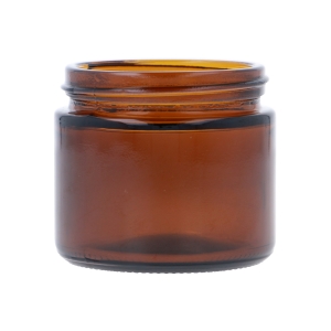Amber Glass Round Richmond Jar