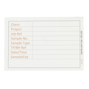 White Paper/Board Grufty weatherproof Label