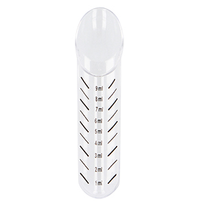 Clear PS Spoonbox Dosage Spoon, Oblique Grad