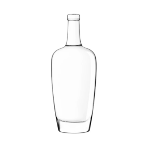 Clear Glass Diva Bottle Corkmouth