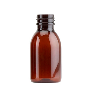 Amber PET Sirop Bottle