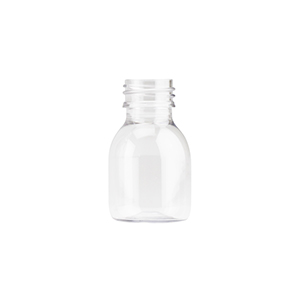 Clear PET Sirop Bottle