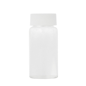 Clear Vial capped with Foil Lined PP Cap