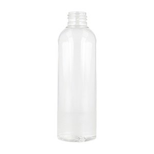 Clear PET Tall Boston Round Bottle (PCR30)