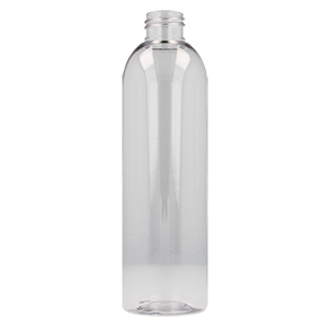 Clear PET Tall Boston Round Bottle (PCR30)