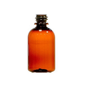Amber PET Round Bottle