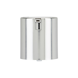 20mm Silver Pump Dispenser for VTX100, Matt Silver Collar