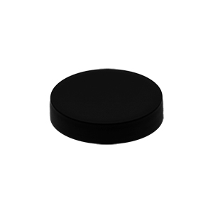 R3/53 Smooth Wall Matt Black PP Recycled Polyprop Closure (PCR)